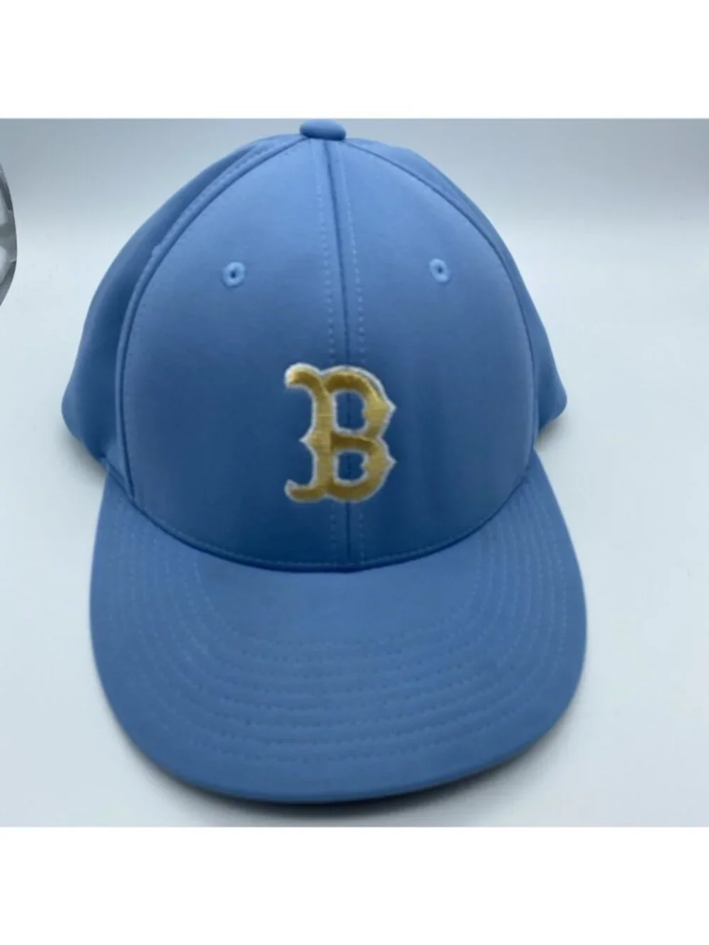 Blacksburg Bruins Blue Cap Hat Richardson Stretch S-M Yellow B